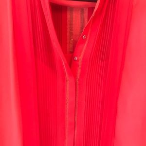 Red DVF dress